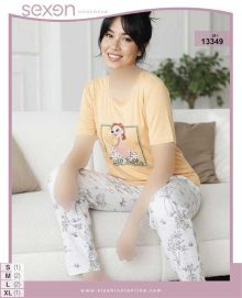 تیشرت و شلوار سایز نرمال sexen کد 13349