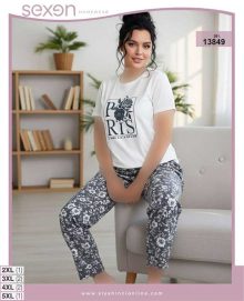 تیشرت شلوار بیگ سایز sexen کد 13849
