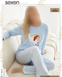 بلوز و شلوار سایز نرمال زنانه sexen کد 40322