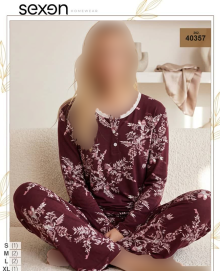 بلوز و شلوار سایز نرمال زنانه sexen کد 40357