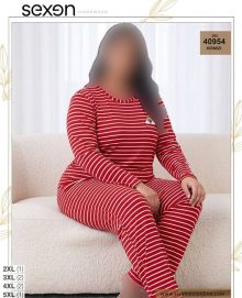 بلوز و شلوار بیگ سایز زنانه sexen کد 40954