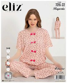 ست راحتی سایز نرمال زنانه eliz کد 22-7215