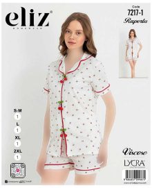 تیشرت شورتک سایز نرمال زنانه eliz کد 1-7217