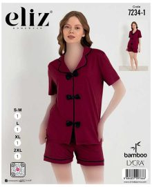 تیشرت شورتک سایز نرمال زنانه eliz کد 1-7234
