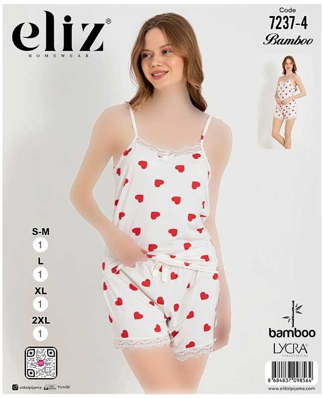 تاپ شورتک سایز نرمال زنانه eliz کد 4-7237 تاپ شورتک سایز نرمال زنانه eliz کد 4-7237