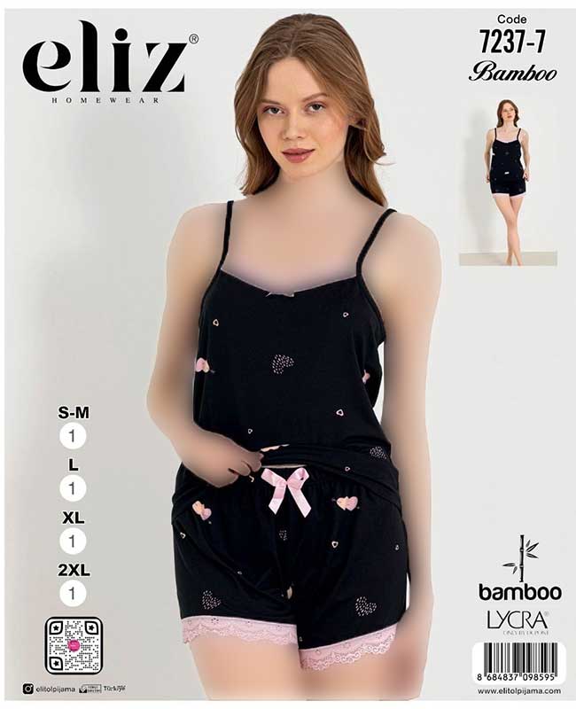 تاپ شورتک سایز نرمال زنانه eliz کد 7-7237 تاپ شورتک سایز نرمال زنانه eliz کد 7-7237