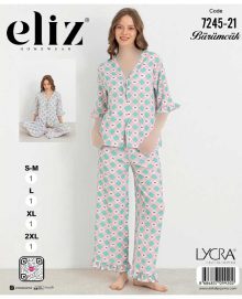 ست راحتی سایز نرمال زنانه eliz کد 21-7245