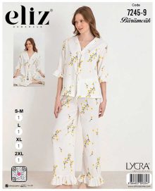 ست راحتی سایز نرمال زنانه eliz کد 9-7245
