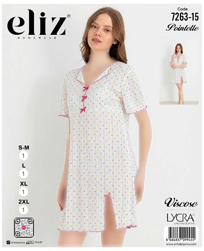 تونیک زنانه سایز نرمال eliz کد 15-7263 تونیک زنانه سایز نرمال eliz کد 15-7263