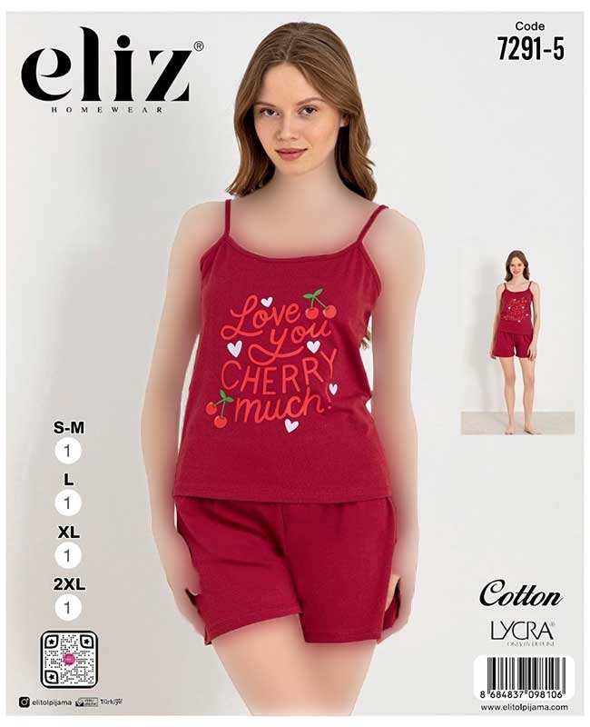 تاپ شورتک سایز نرمال زنانه eliz کد 5-7291 تاپ شورتک سایز نرمال زنانه eliz کد 5-7291
