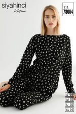لباس راحتی سایز نرمال زنانه سیاه اینجه کد 78004