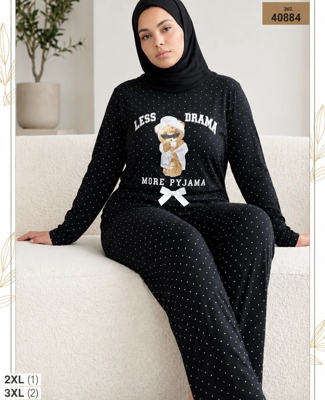بلوز و شلوار بیگ سایز زنانه sexen کد 40884 بلوز و شلوار بیگ سایز زنانه sexen کد 40884