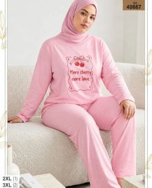 بلوز و شلوار بیگ سایز زنانه sexen کد 40887