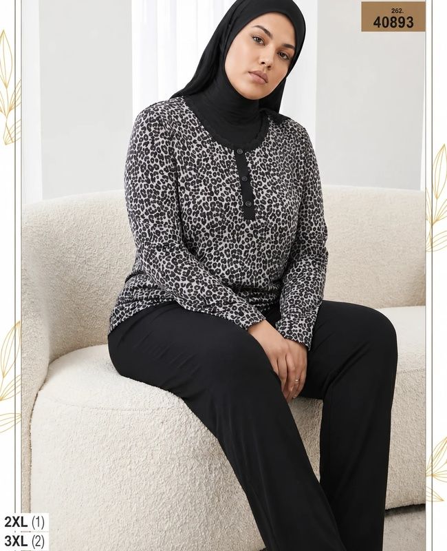 بلوز و شلوار بیگ سایز زنانه sexen کد 40893