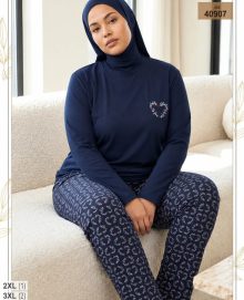 بلوز و شلوار بیگ سایز زنانه sexen کد 40907