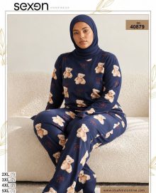 بلوز و شلوار بیگ سایز زنانه sexen کد 40879