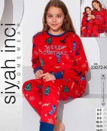 بلوز شلوار بچگانه سیاه اینچه کد 23072