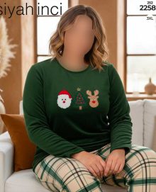 بلوز شلوار بیگ سایز زنانه سیاه اینجه کد 22584