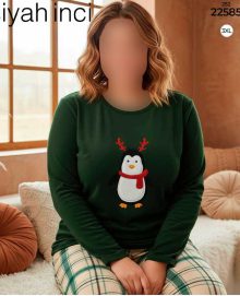 بلوز شلوار بیگ سایز زنانه سیاه اینجه کد 22585