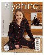 بلوز شلوار راحتی بچگانه طرح قلب کد 73142