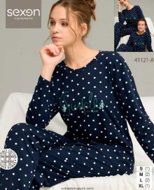 بلوز شلوار نرمال سکسن کد41121-A