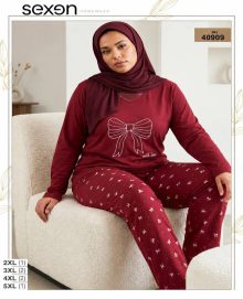 بلوز و شلوار بیگ سایز زنانه sexen کد 40909