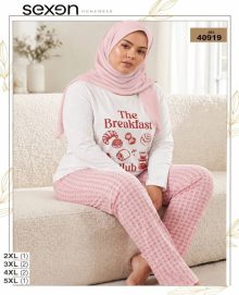 بلوز و شلوار بیگ سایز زنانه sexen کد 40919
