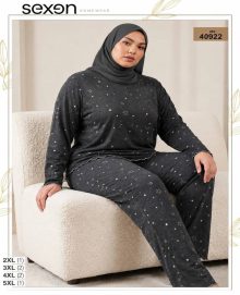 بلوز و شلوار بیگ سایز زنانه sexen کد 40922