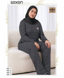 بلوز و شلوار بیگ سایز زنانه sexen کد 40954