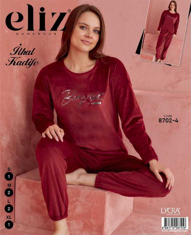 بلوز و شلوار زنانه الیز کد 8702-4 بلوز و شلوار زنانه الیز کد 8702-4