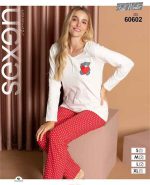 بلوز و شلوار زنانه طرح خرس کد 60602