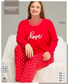 بلوز و شلوار سایز بزرگ سکسن کد40828