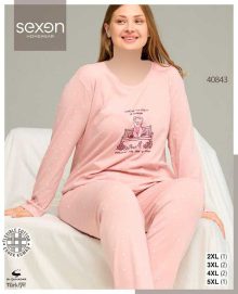 بلوز و شلوار سایز بزرگ سکسن کد40843