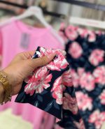 بلوز و شلوار سایز بزرگ نخ پنبه سکسن کد 40787
