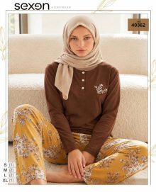 بلوز و شلوار سایز نرمال زنانه sexen کد 40362
