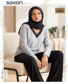 بلوز و شلوار سایز نرمال زنانه sexen کد 40365