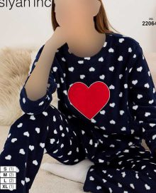 بلوز وشلوار راحتی سیاه اینجه کد 22064