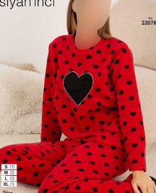 بلوز وشلوار راحتی سیاه اینجه کد 22076