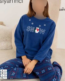 بلوز وشلوار راحتی سیاه اینجه کد 22078
