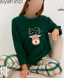 بلوز وشلوار راحتی سیاه اینجه کد 22092
