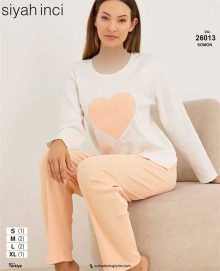 بلوز وشلوار راحتی سیاه اینجه کد 26013