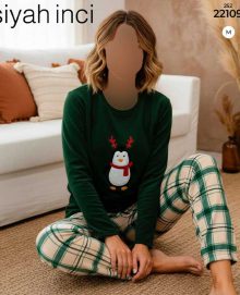 بلوز وشلوار راحتی سیاه اینجه کد22109
