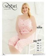 تاب شلوارک سایز بزرگ زنانه کد 92028