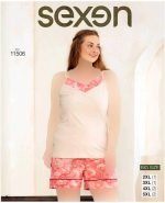 تاب و شورتک سایز بزرگ زنانه کد11506