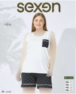 تاب و شورتک سایز بزرگ زنانه کد11514