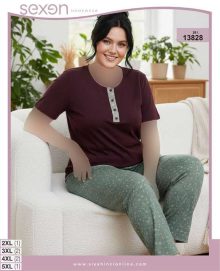 تیشرت شلوار بیگ سایزsexen کد 13828