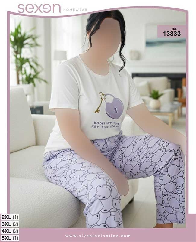 تیشرت شلوار بیگ سایزsexen کد 13833 تیشرت شلوار بیگ سایزsexen کد 13833