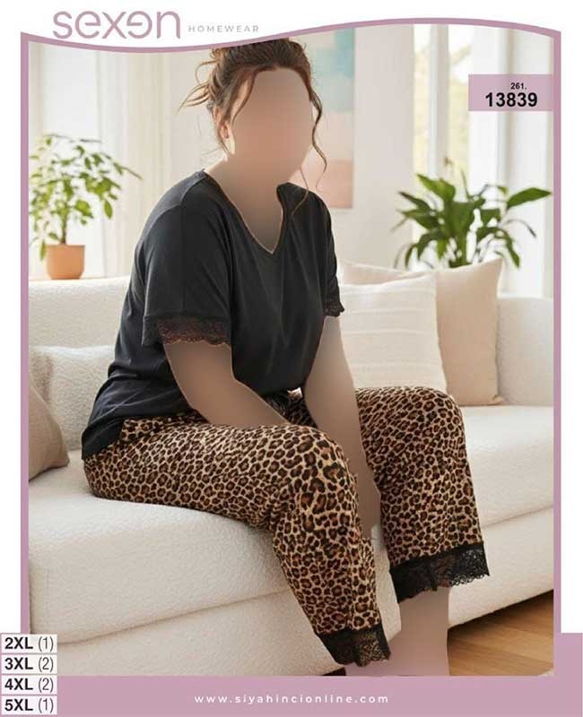 تیشرت شلوار بیگ سایزsexen کد 13839 تیشرت شلوار بیگ سایزsexen کد 13839