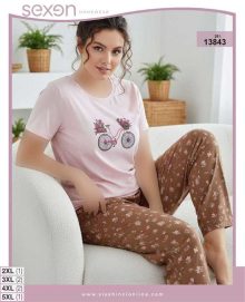تیشرت شلوار بیگ سایزsexen کد 13843
