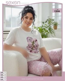 تیشرت شلوار بیگ سایزsexen کد 13846